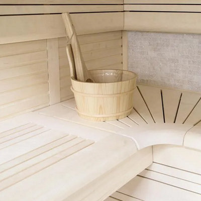 Fonteyn Infrared Sauna Luxor 220  - White Stone - Suitable for 5 people