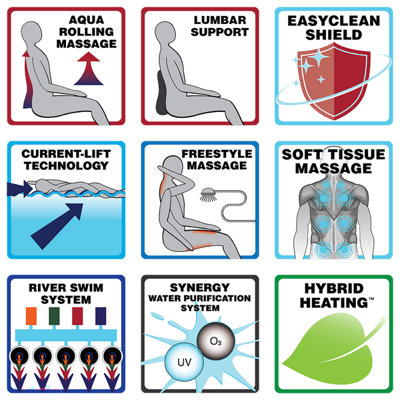 Fonteyn Passion Swim Spa Activity 1 - 3 Seats