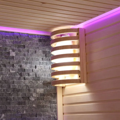 Fonteyn Sauna Luxor 220 Sauna Black Stone Suitable for 5 people