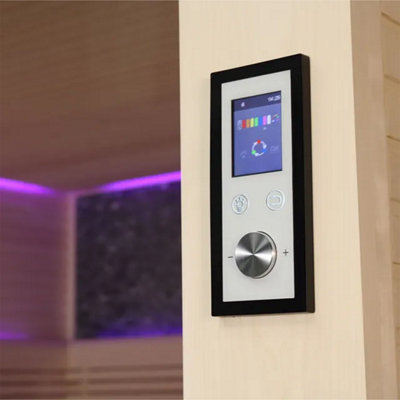 Fonteyn Sauna Luxor 220 Sauna Black Stone Suitable for 5 people
