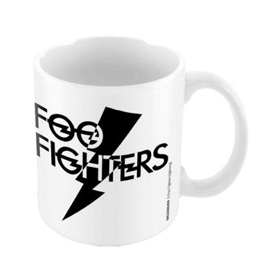 Foo Fighters Lightning Mug White/Black (One Size)