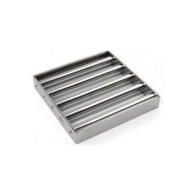 Food Industry Grade Stainless Steel Magnetic Separator Grid - 250mm x 250mm x 40mm - 10,000 Gauss - 5 Rods