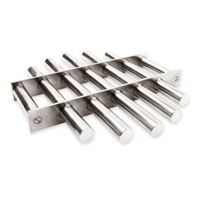 Food Industry Grade Stainless Steel Magnetic Separator Grid - 350mm dia x 40mm - 10,000 Gauss - 7 Rods