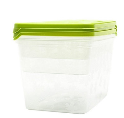 Food Storage Box Set of 3 Containers BPA Clear 0.9L 1.35L 2.5L Lunch ...