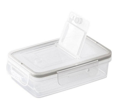 Food Storage Containers Clip lock Label window Freezer Microwave 375ml