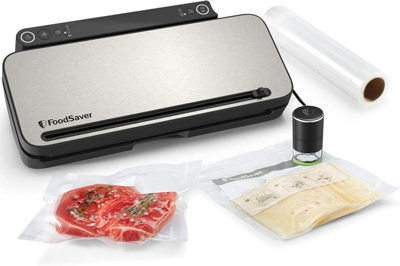Foodsaver FSFSSL4440-000 Appliance Vacuum Sealer, Black And Silver
