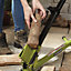 Foot Operated Heavy Duty Log Splitter, Manual Wood Cutter for Splitting & Cutting Timber (Green)