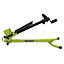 Foot Operated Heavy Duty Log Splitter, Manual Wood Cutter for Splitting & Cutting Timber (Green)