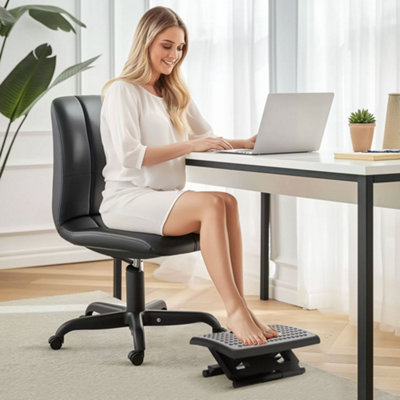 Office Chair Foot Rest Under Desk Adjustable Height Adjustable