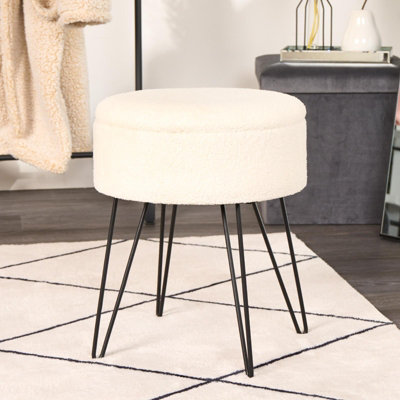 Dressing Table Pouffe Storage Stool Foot Stool Storage Seat Chair