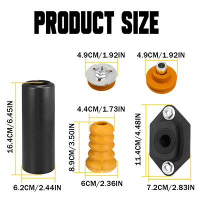 FOR BMW 1/3-SERIES REAR SHOCK ABSORBERS SHOCKERS STRUT MOUNT DUST COVER ...