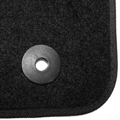 For Ford Fiesta Car Mats Tailored Carpet Mk7 2011 to 2017 4pcs Black Floor Set - 5
