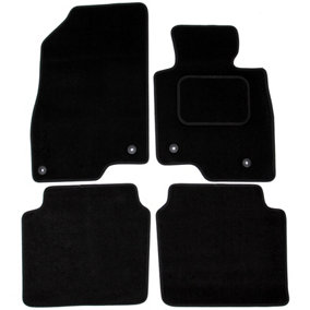 For Mazda 6 Car Floor Mats 2013 onwards Tailored Carpet 4pc Set Black
