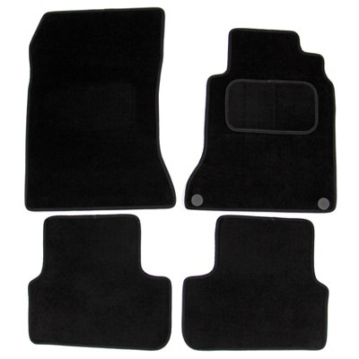For Mercedes A-Class Car Floor Mats W176 2012 to 2018 Tailored Carpet 4pcs Set