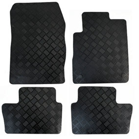 For Nissan Juke Car Floor Mats Tailored Rubber 2020 onwards 4pc Set Black
