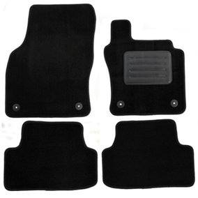 For Seat Leon Mk3 2013 to 2020 Tailored Luxury Carpet Car Floor Mat 4pc Set