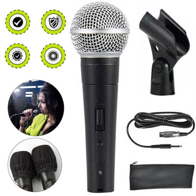 FOR SHURE SM58 DYNAMIC VOCAL MICROPHONE WIRED MIC WITH ON/OFF