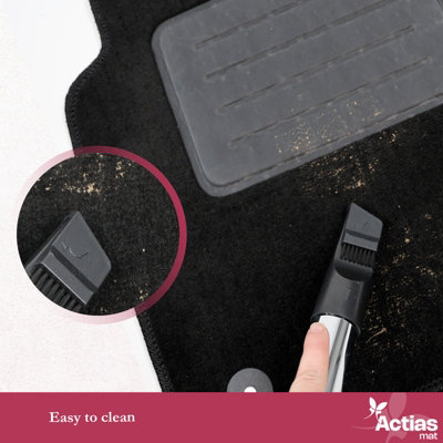 PremiumMatCo Tailored Deluxe Plush Car Mats For Vauxhall Astra K 2015-2022 – Black, Custom Fit
