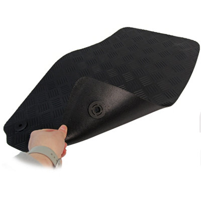 For VW Caddy Van Car Floor Mat 2010 to 2020 Tailored Rubber 2pc Set Volkswagen - 6