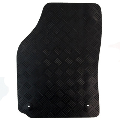 For VW Caddy Van Car Floor Mat 2010 to 2020 Tailored Rubber 2pc Set Volkswagen - 9