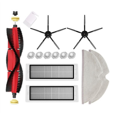 Ersatzteile Für Roborock S5 MAX, S6 Pure, S6 MaxV – 2 Rollenbürsten + 4 Seitenbürsten + 4 HEPA-Filter – Reinigungszubehör Staubsaugerroboter