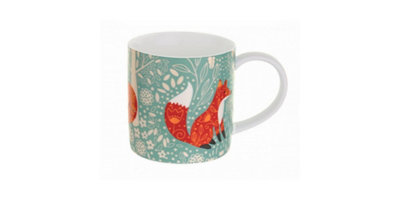 Foraging Fox Animal Print New Bone China Mug