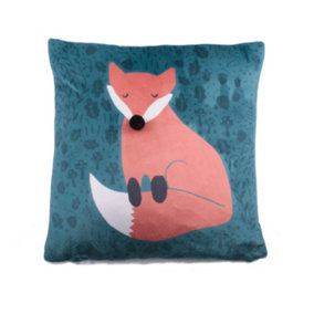 Foraging Fox Luxe Velvet Filled Cushion