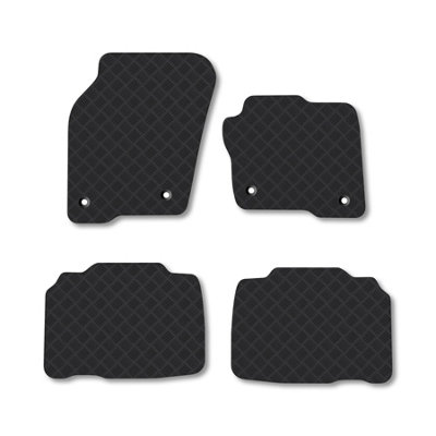 Ford Edge (2014-2019) Rubber Car Mats Tailored Fit Durable Waterproof ...