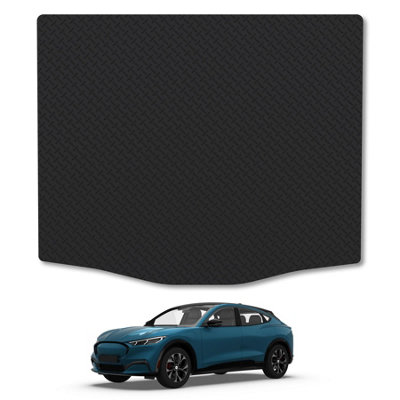 Ford Mustang Mach-E (2021+) 5mm Thick Rubber Boot Liner Mat Heavy-Duty ...