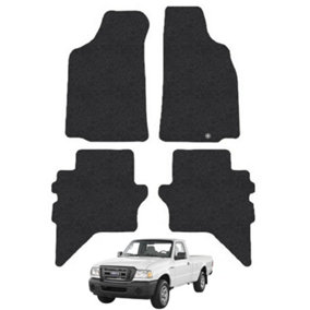 Ford Ranger 1996-2006 Double Cab Van Floor Mats Carpet Tailored Fit Anti-Slip