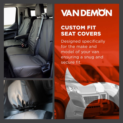 thumbnail image 2 of Lux-Ride Tailored Front Seat Covers For Ford Transit Mk8 (2014-2025) 2 Singles 2 of 2