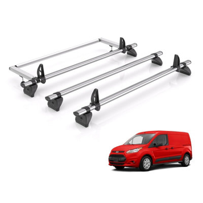 Ford Transit Connect Roof Rack Fits 2013-2023 Vans 3x Bars + Roller ...