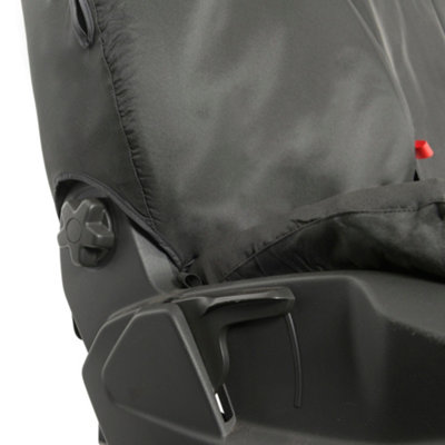 Ford Transit Connect Tailored Front Seat Covers (2014 Onwards) Black - UK Custom Covers - 5