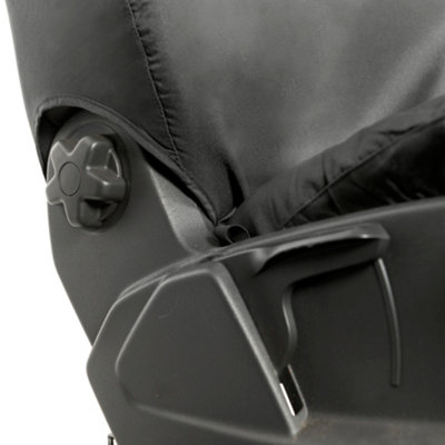 Ford Transit Connect Tailored Front Seat Covers (2014 Onwards) Black - UK Custom Covers - 8