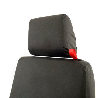 Ford Transit Connect Tailored Front Seat Covers (2014 Onwards) Black - UK Custom Covers - 9