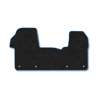 Ford Transit Custom (2024+) Premium Tufted Carpet Car Mats - Blue Trim ...