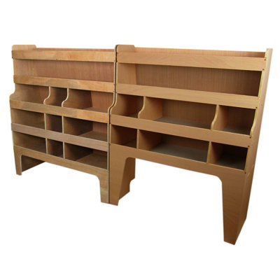 Plywood discount van shelving