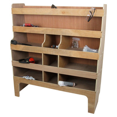 Ford Transit Custom Offside Plywood Van Shelving Unit