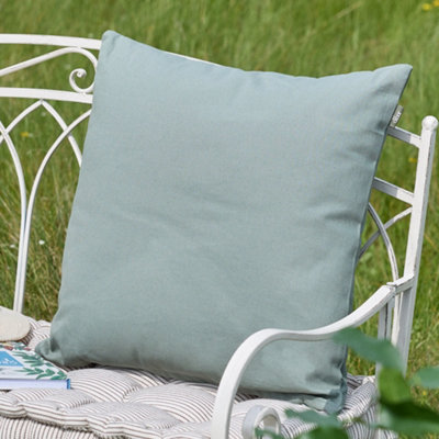 Forest Green Plain Cotton Indoor Outdoor Garden Furniture Chair Sofa Bench Cushion (L)50cm x (W)50cm