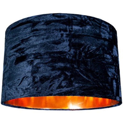 Crushed velvet online lampshade