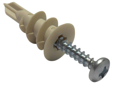 Forge Speedplug Plasterboard Fixing Nylon Box 100
