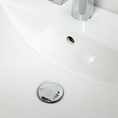 Forge Square Design Basin & Pedestal Bathroom Sink with Anti Bacterial Glaze - 7