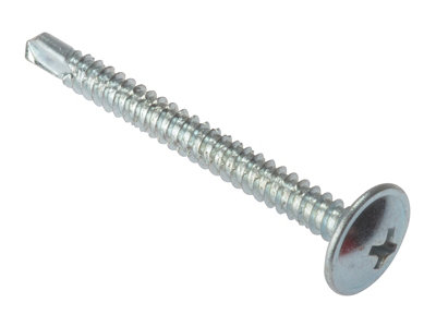 ForgeFix 100BPS4850ZP Baypole Self-Drill Screw Phillips Wafer Head ZP 4 ...
