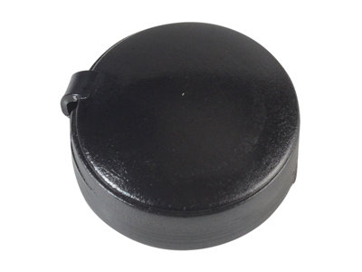ForgeFix 100HCC2L Hinged Cover Cap Black No.10-12 Bag 100 FORHCC2LM