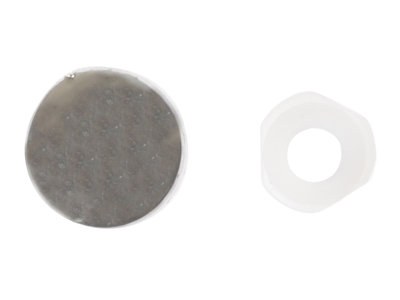 ForgeFix 25PDT5 Domed Cover Cap Chrome Coloured No. 6-8 Bag 25 FORPDT5M