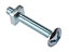 ForgeFix 25RBN612 Roofing Bolt ZP M6 x 12mm Bag 25 FORRBN612M