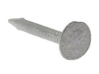 ForgeFix 500NLELH25GB Clout Nail Extra Large Head Galvanised 25mm (500g Bag) FORELH25GB50