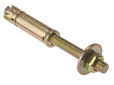 ForgeFix 5PB1275 Masonry Anchor Bolt Projecting ZYP M12 x 75mm Bag 5 FORPB1275M
