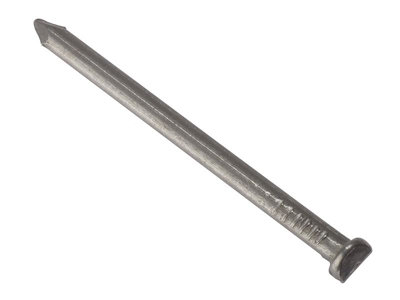 Forgefix 75mm Oval Lost Head Nails - Bright Finish, 250G Bag for Joinery Projects