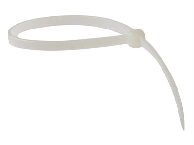 ForgeFix CT36848N Cable Tie Natural/Clear 4.8 x 368mm (Bag 100) FORCT36848N